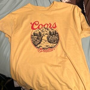 Brixton x Coors male shirt size small. Still have tags just removed them.